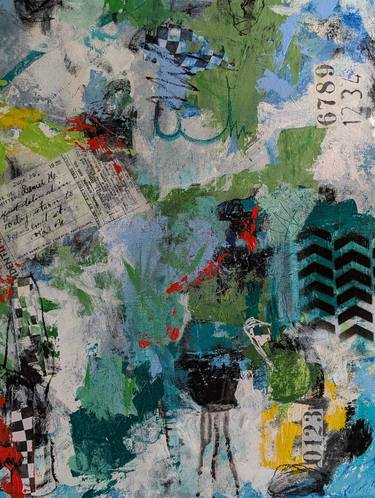 Original Contemporary Abstract Painting by Russtina Green