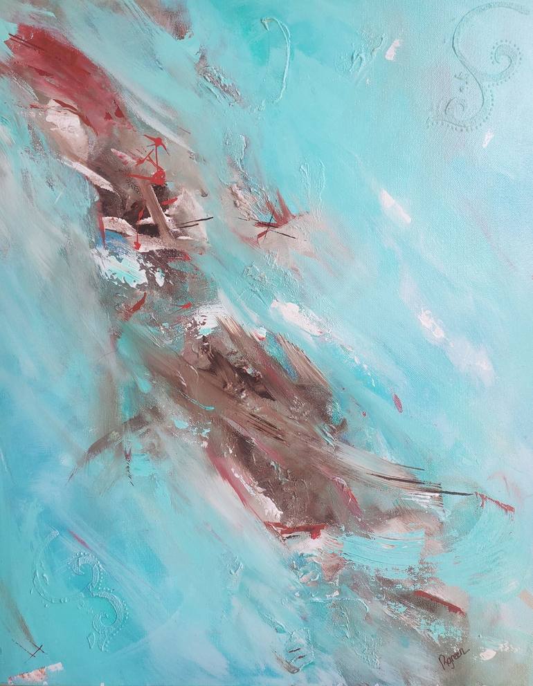 Original Modern Abstract Painting by Russtina Green