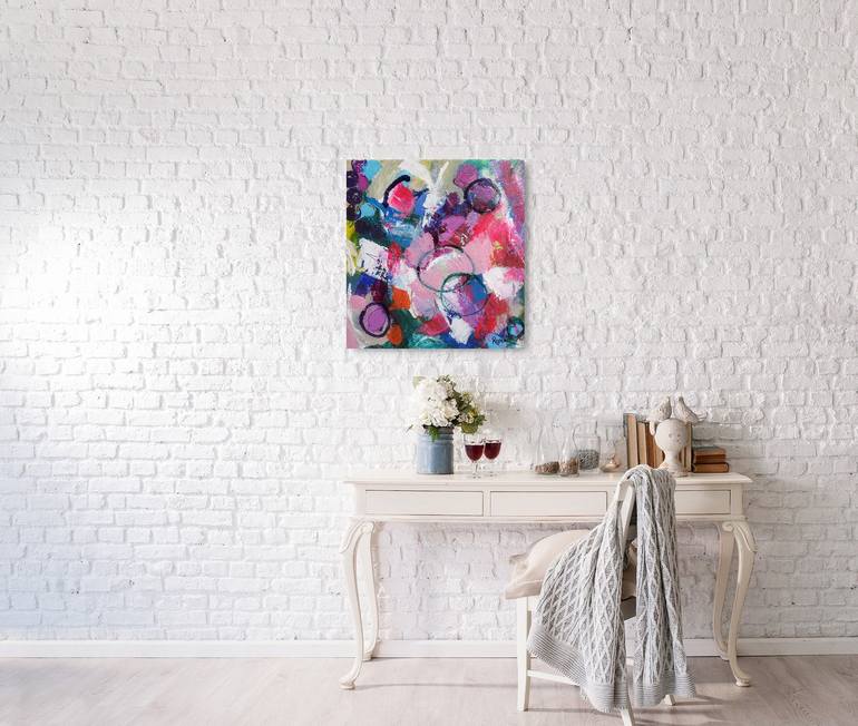 Original Abstract Expressionism Abstract Painting by Russtina Green