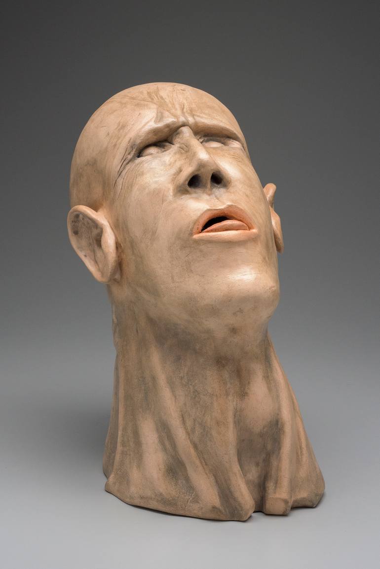 Original Expressionism Men Sculpture by Curtis Frederick
