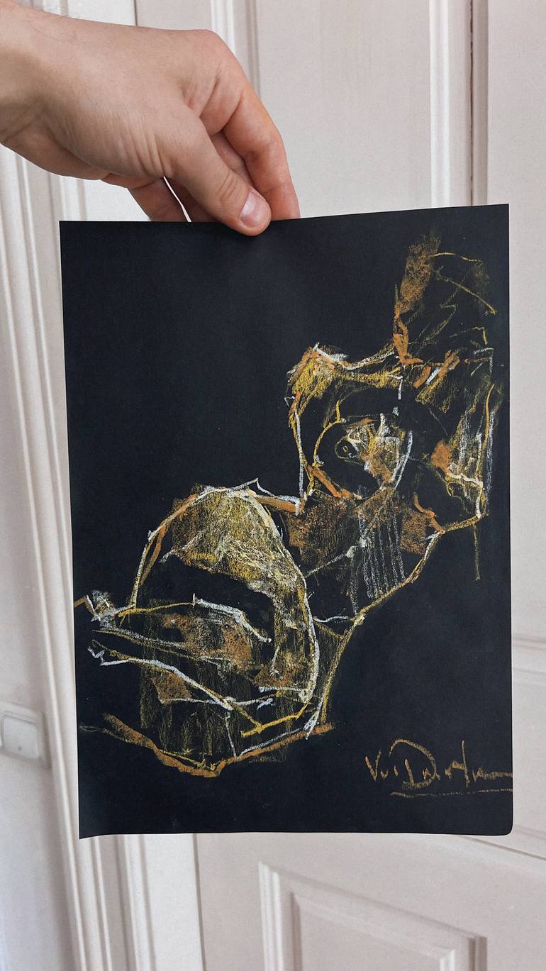 Original Conceptual Body Drawing by Vitaliy Dmytruk 