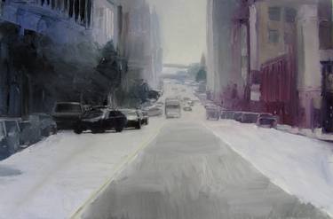 Print of Cities Paintings by Ron Poznicek