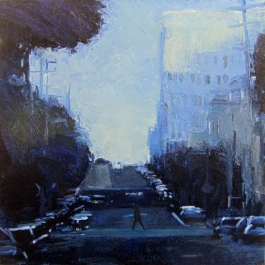 Print of Expressionism Cities Paintings by Ron Poznicek