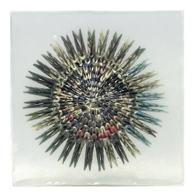 Miniature Stained Paper Wheel