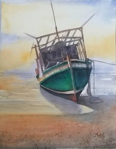 Original Realism Seascape Paintings by Madhvi Dhanak