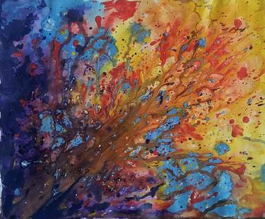 Original Abstract Paintings by Madhvi Dhanak