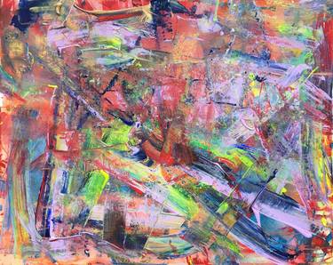 Original Abstract Paintings by Teddy Engel