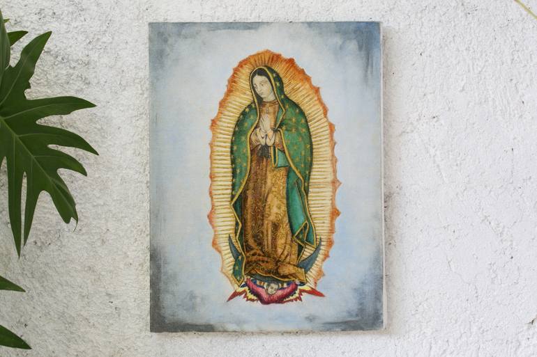 Original Figurative Religion Painting by Jaime Gonzalez