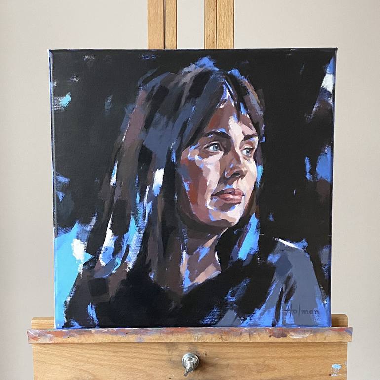 Original Figurative Portrait Painting by Iain Holman