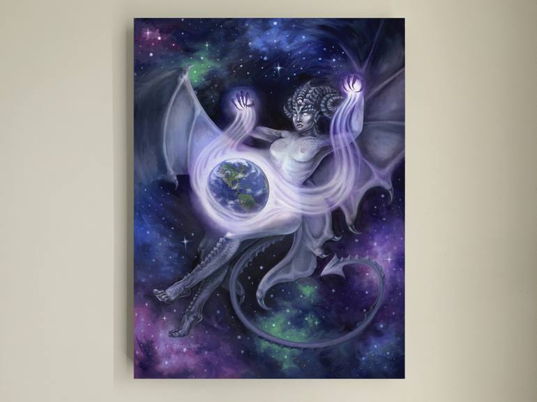 Original Fantasy Painting by Rebecca Magar