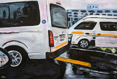 Original Expressionism Transportation Paintings by Andrew Cuthbert