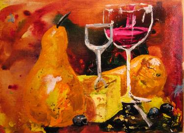 Original Abstract Cuisine Paintings by Ron Raasch