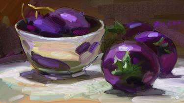Original Impressionism Food Paintings by Brian Zheng