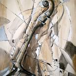 Double bass by Indira Jaranović