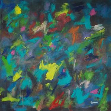 Original Abstract Expressionism Abstract Paintings by THIBODEAU ART