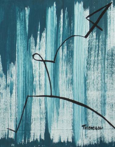 Original Fine Art Abstract Paintings by THIBODEAU ART