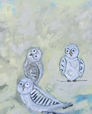 3 Suspended Owls thumb