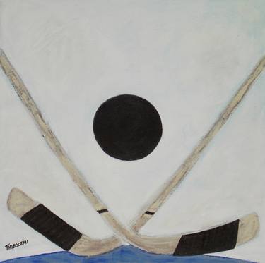 Print of Abstract Sports Paintings by THIBODEAU ART
