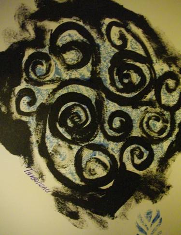 Original Abstract Printmaking by THIBODEAU ART