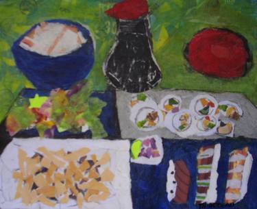 Print of Modern Food Collage by THIBODEAU ART