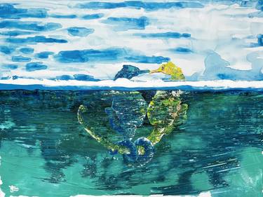 Print of Fine Art Seascape Paintings by Alicia Jones