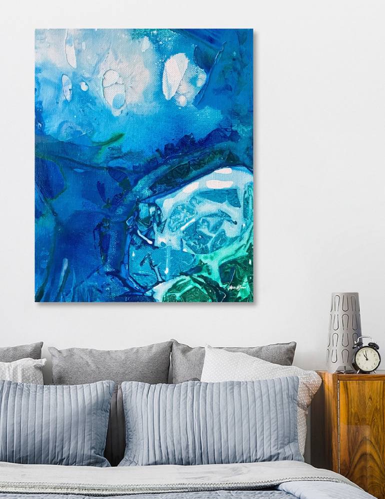 Original Abstract Expressionism Nature Painting by Alicia Jones