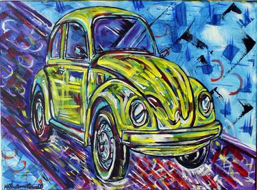 Print of Car Paintings by Kelly Cornell