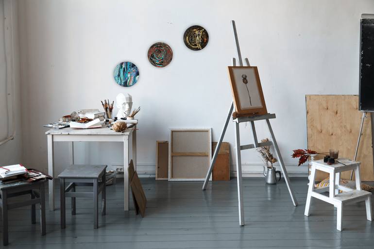 Original Abstract Expressionism Abstract Painting by Daria Babich