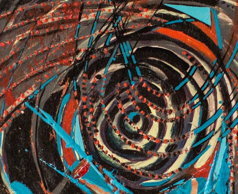 Original Abstract Expressionism Abstract Painting by Daria Babich