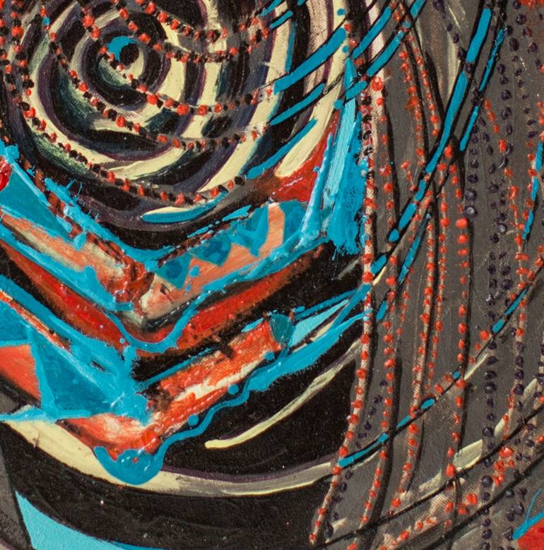 Original Abstract Expressionism Abstract Painting by Daria Babich