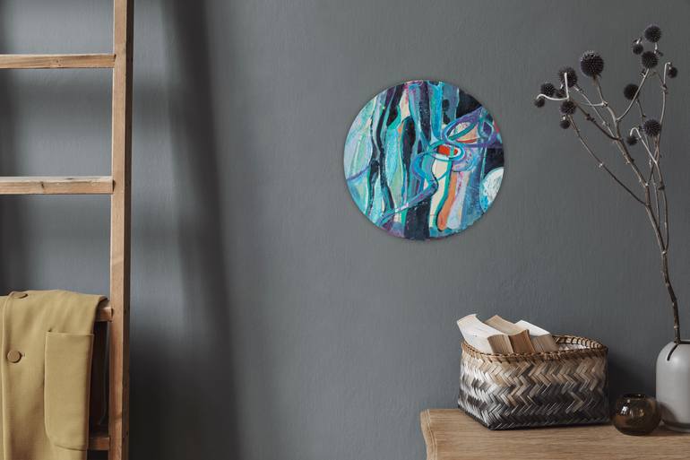 Original Abstract Expressionism Abstract Painting by Daria Babich