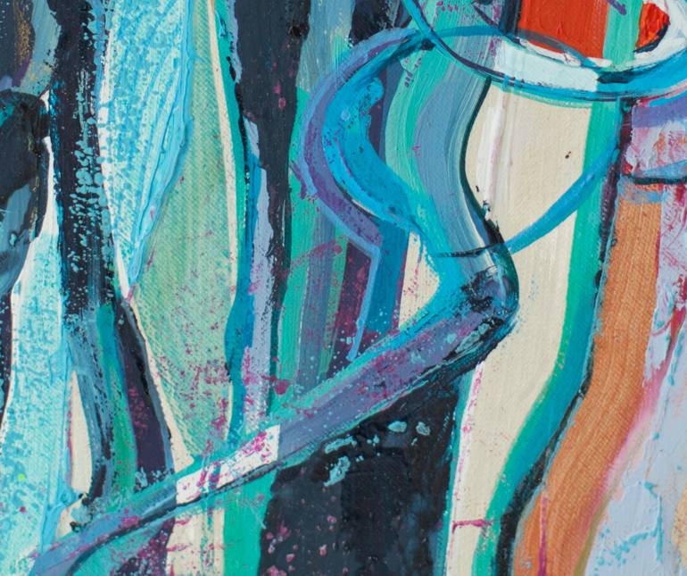 Original Abstract Expressionism Abstract Painting by Daria Babich