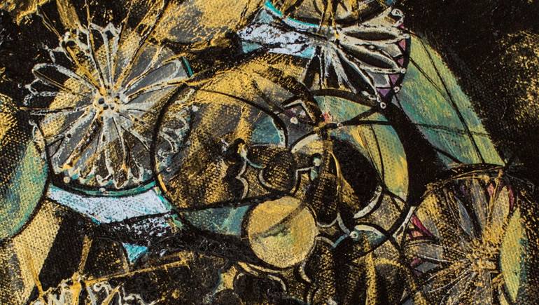 Original Abstract Expressionism Abstract Painting by Daria Babich