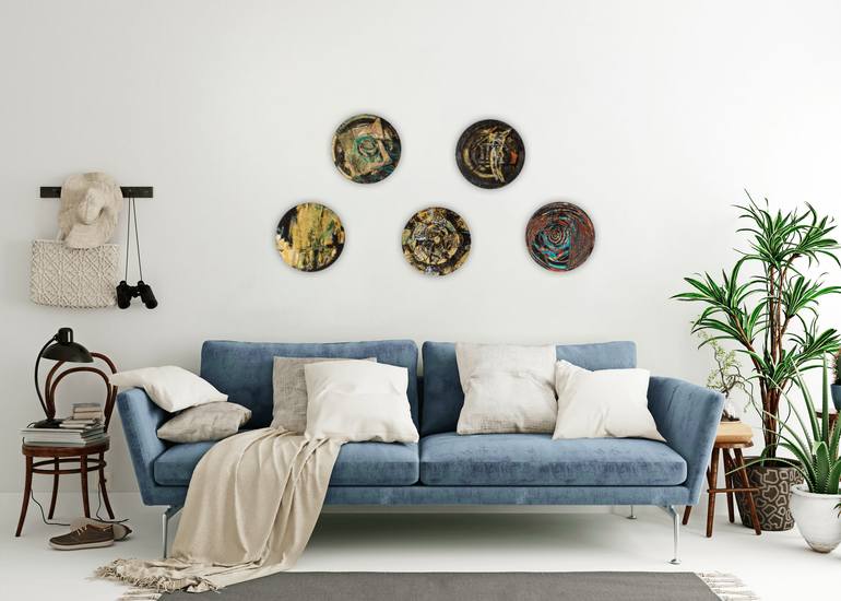 Original Abstract Expressionism Abstract Painting by Daria Babich