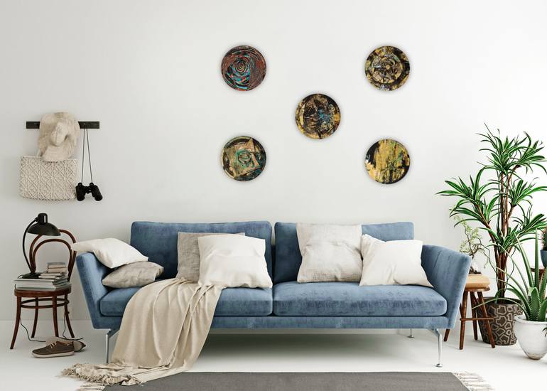 Original Abstract Expressionism Abstract Painting by Daria Babich