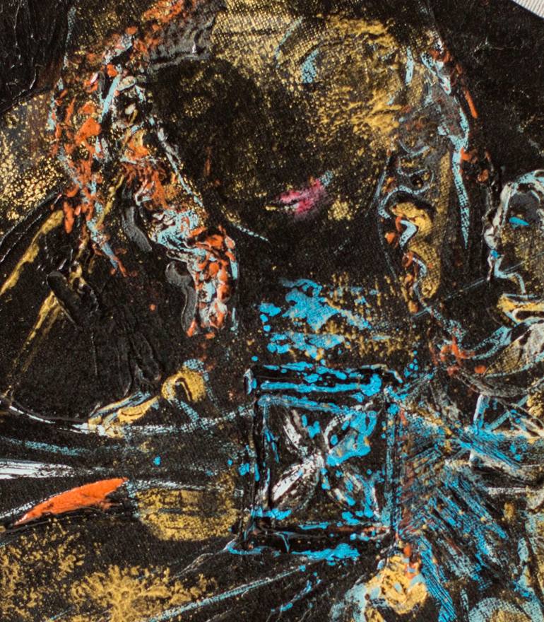 Original Abstract Expressionism Abstract Painting by Daria Babich