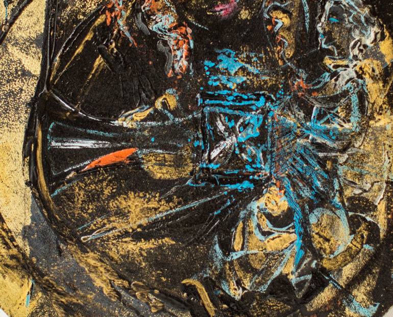 Original Abstract Expressionism Abstract Painting by Daria Babich