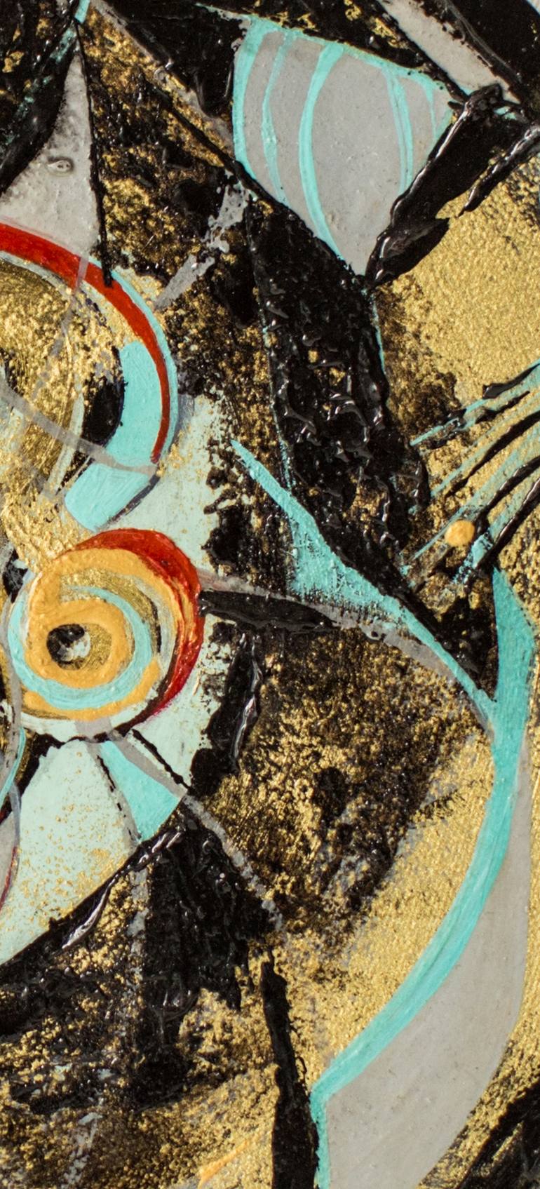 Original Abstract Expressionism Abstract Painting by Daria Babich