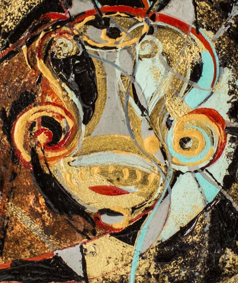 Original Abstract Expressionism Abstract Painting by Daria Babich