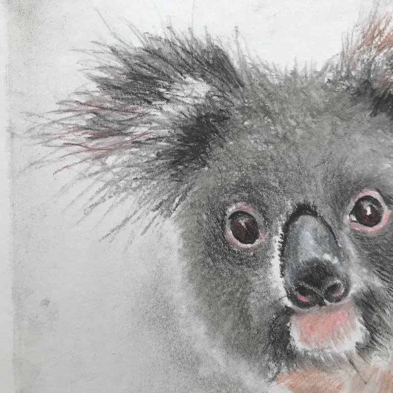 Original Expressionism Animal Drawing by Luci Power