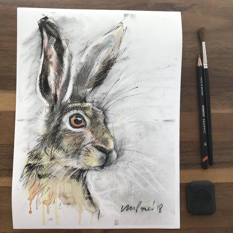 Original Animal Drawing by Luci Power