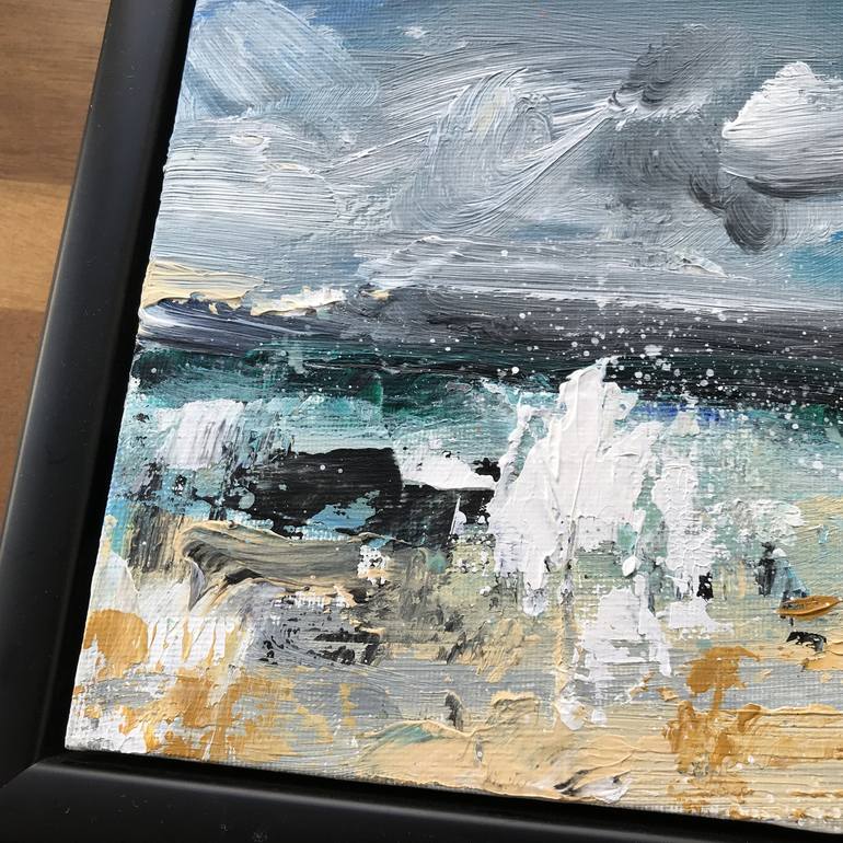 Original Expressionism Seascape Painting by Luci Power