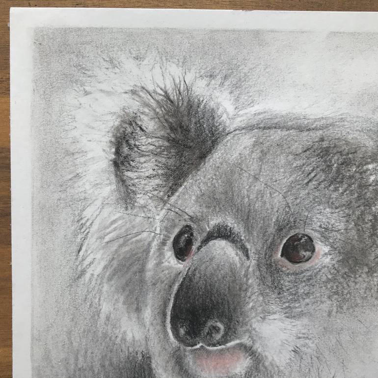 Original Impressionism Animal Drawing by Luci Power