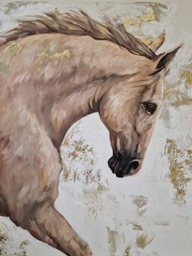 Print of Contemporary Horse Paintings by Mihaela Georgieva