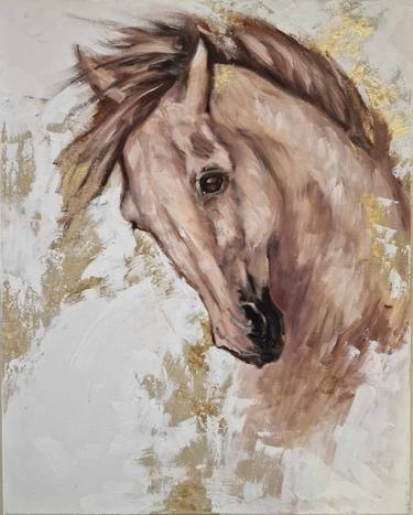 Original Contemporary Horse Paintings by Mihaela Georgieva