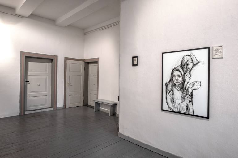 Original Figurative People Drawing by Iryna Vorona