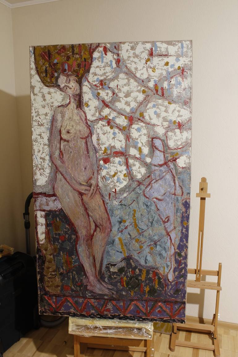 Original Figurative Nude Painting by Iryna Vorona