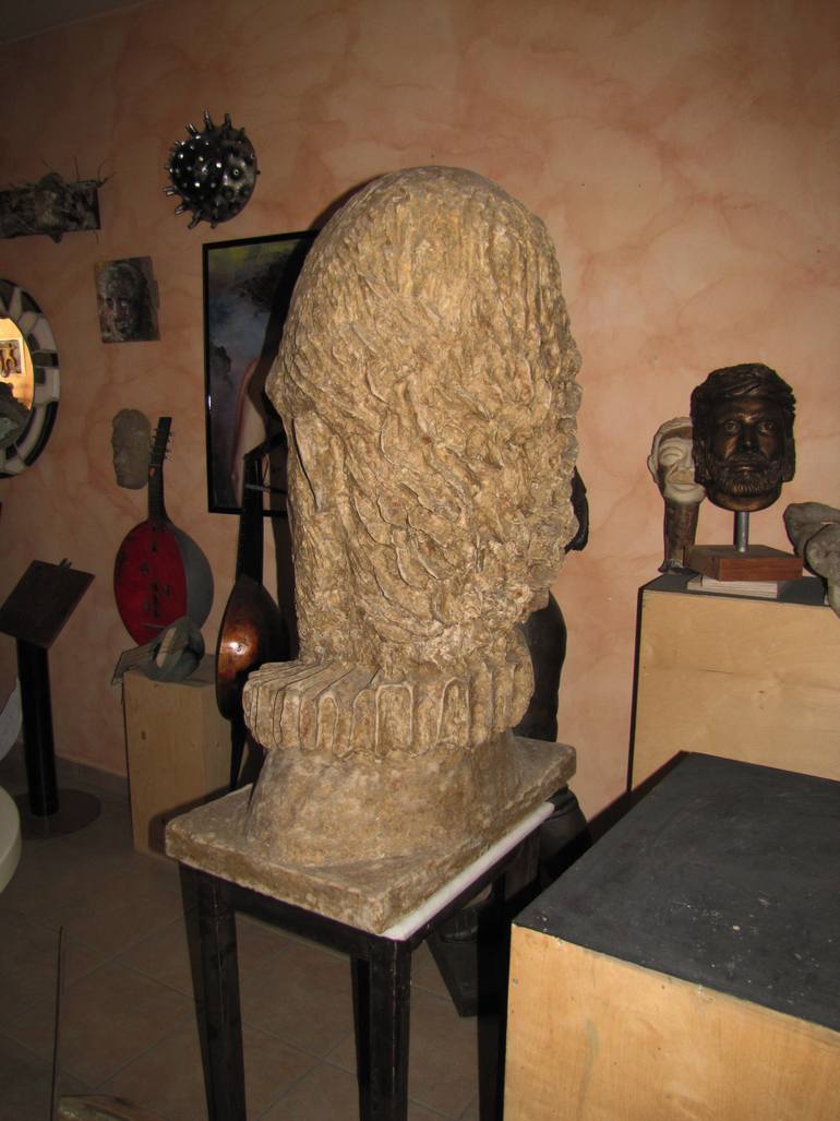 Original Figurative People Sculpture by Kostas Pagomenos