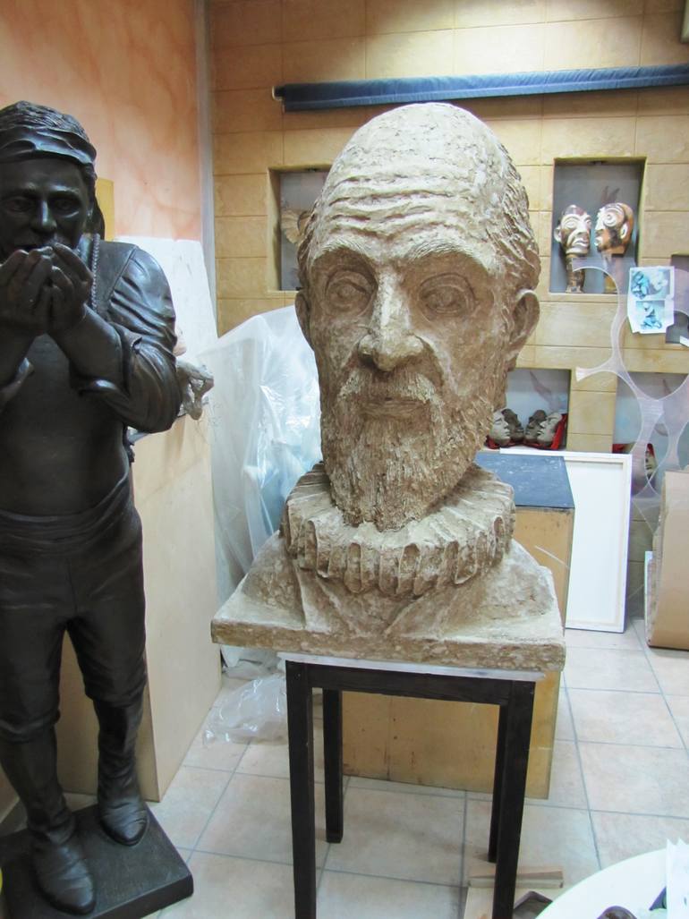 Original Figurative People Sculpture by Kostas Pagomenos