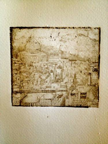 Print of Architecture Printmaking by Heather Van Wolf